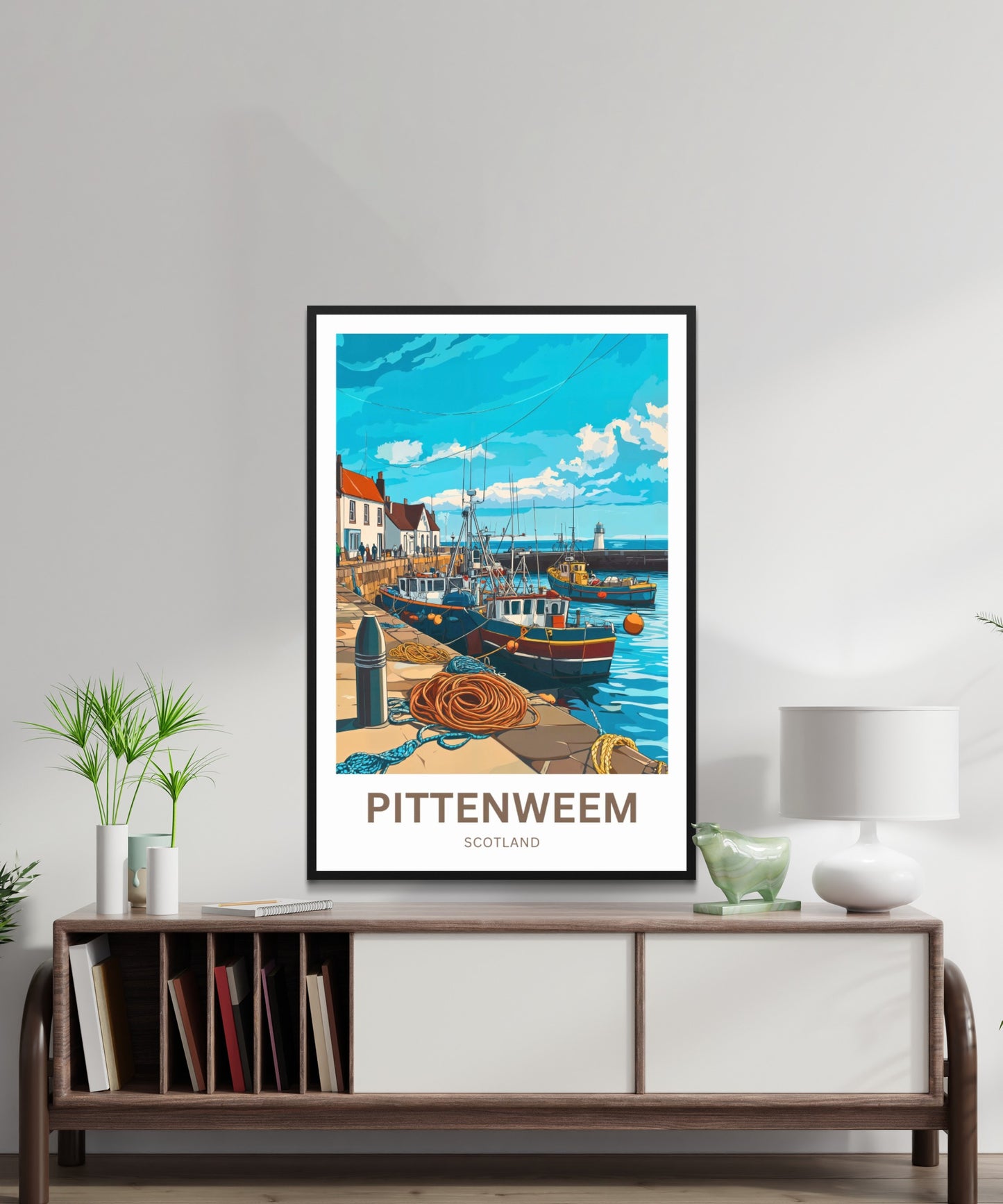Pittenweem Travel Poster - Where Art Meets the Sea