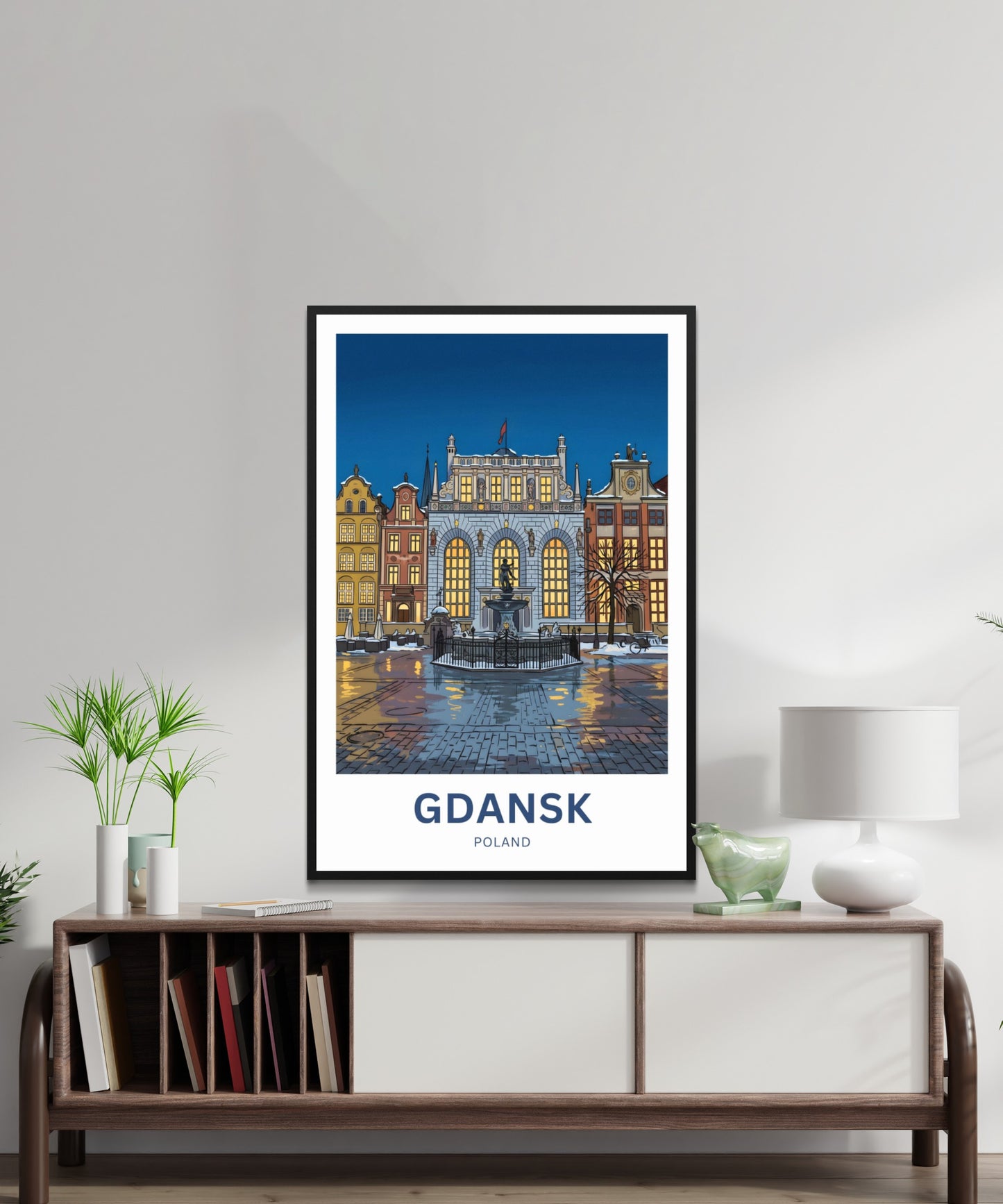 Gdańsk  Travel Poster - Poland