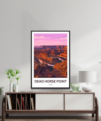 Dead Horse Point Travel Poster - Utah