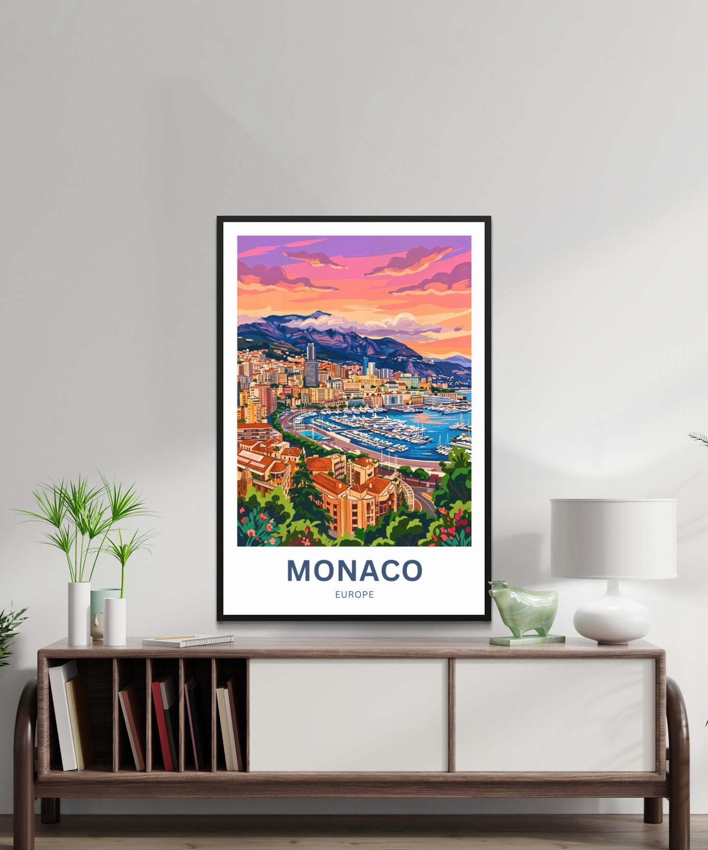 Monaco  Travel Poster - Riviera Dreams