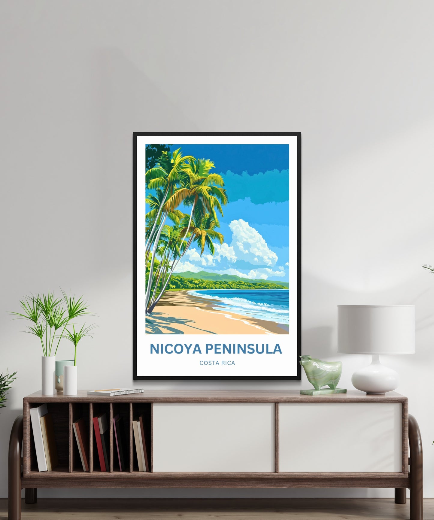 Nicoya Peninsula Travel Poster  - Mesmerizing Waters and Natures of Costa Rica