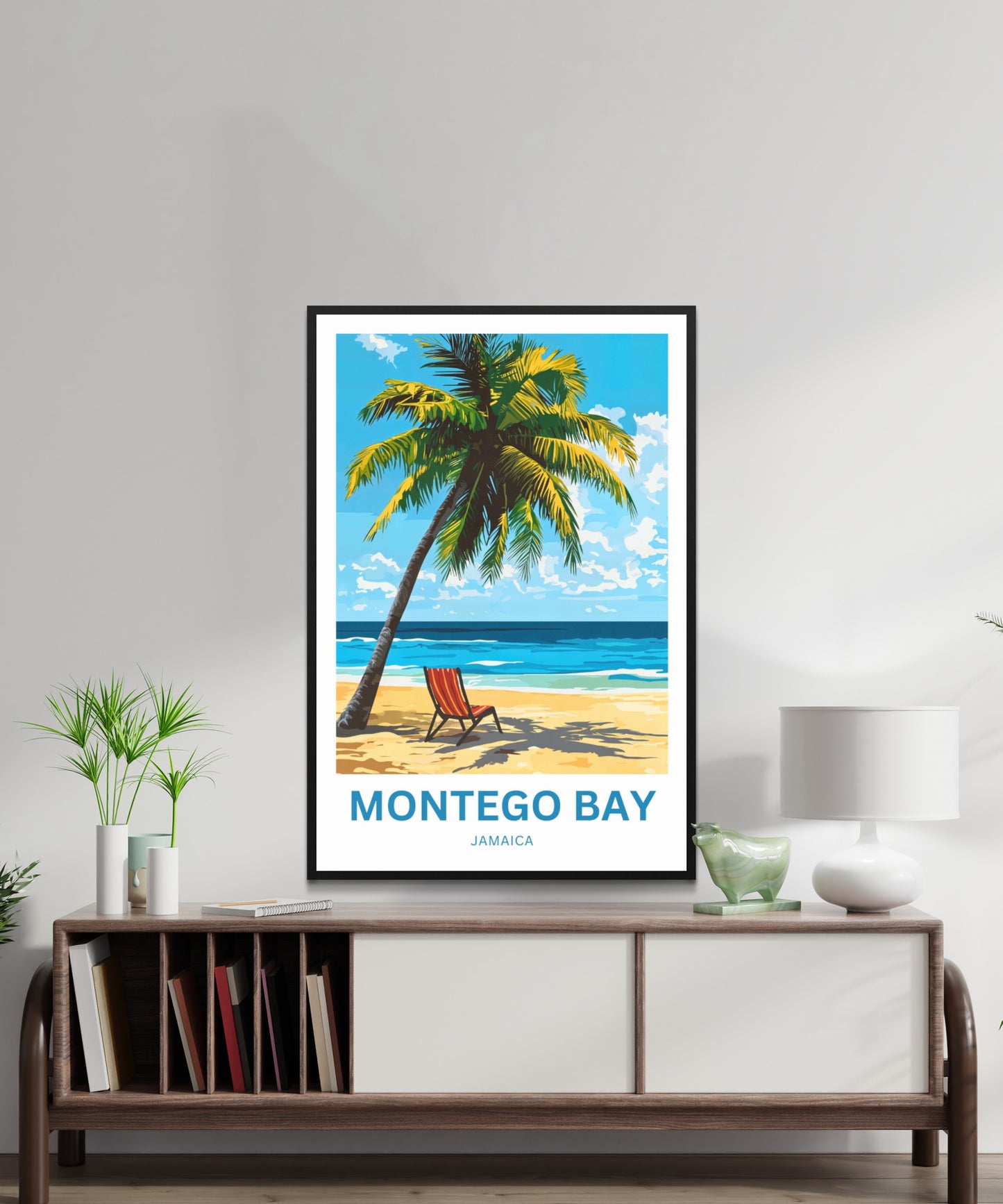 Montego Bay Travel Poster - Jamaica’s Tropical Jewel