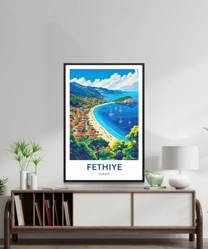 Fethiye Travel Poster