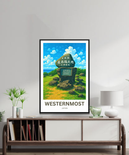 Yonaguni Travel Poster - Westernmost