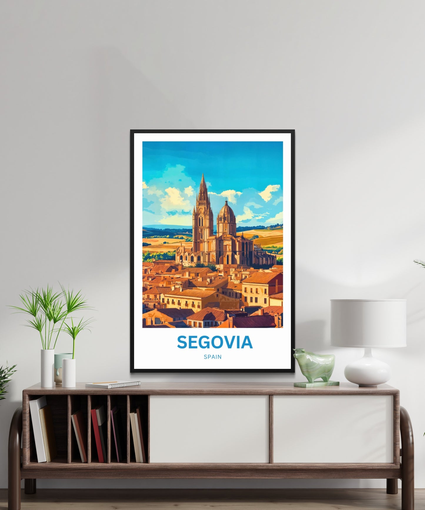 Segovia Travel Poster - Historic Charm, Enduring Elegance