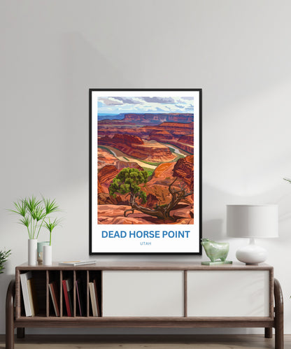 Dead Horse Point Travel Poster - River Bend