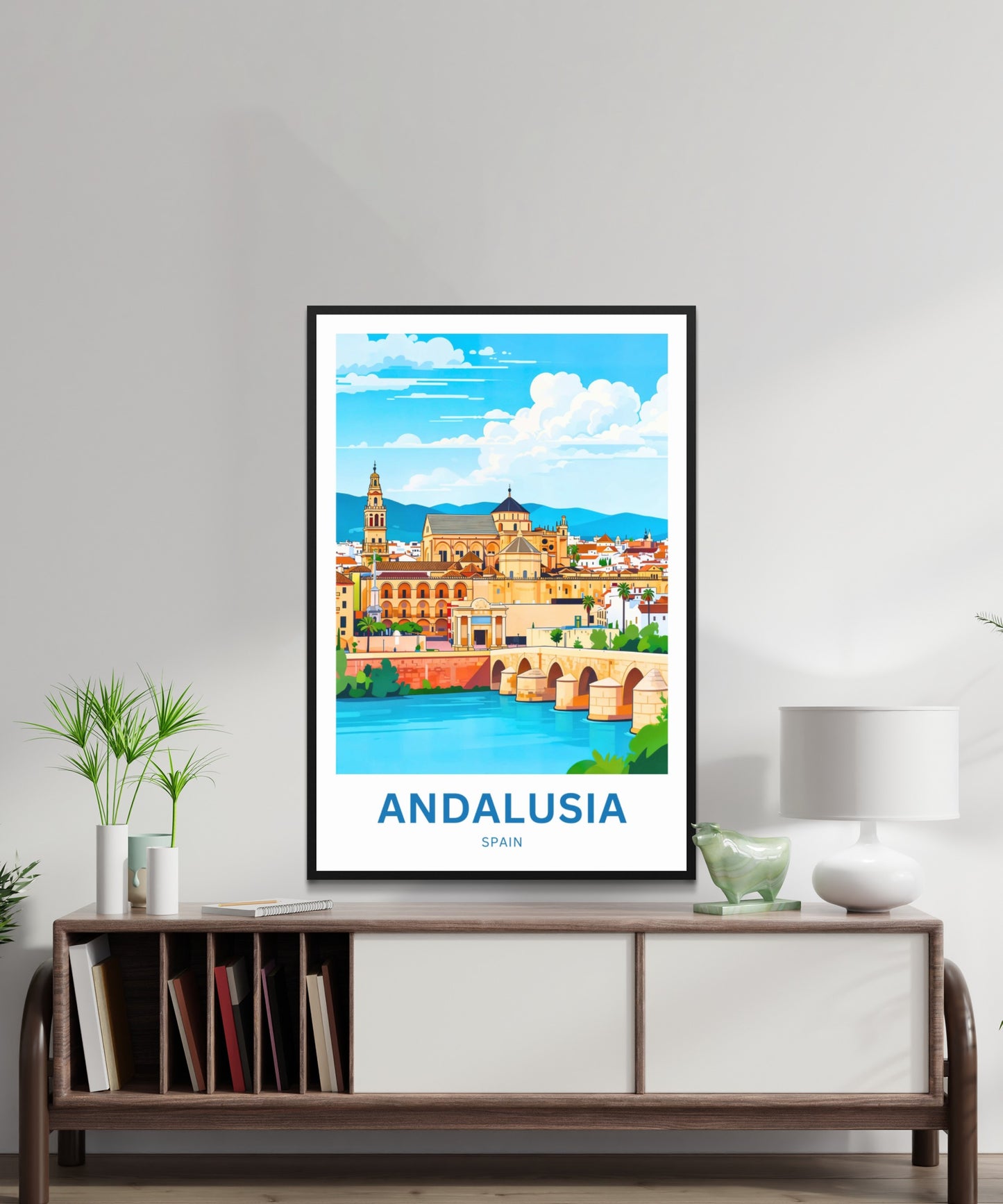 Andalusia Travel Poster - Mediterranean Spain