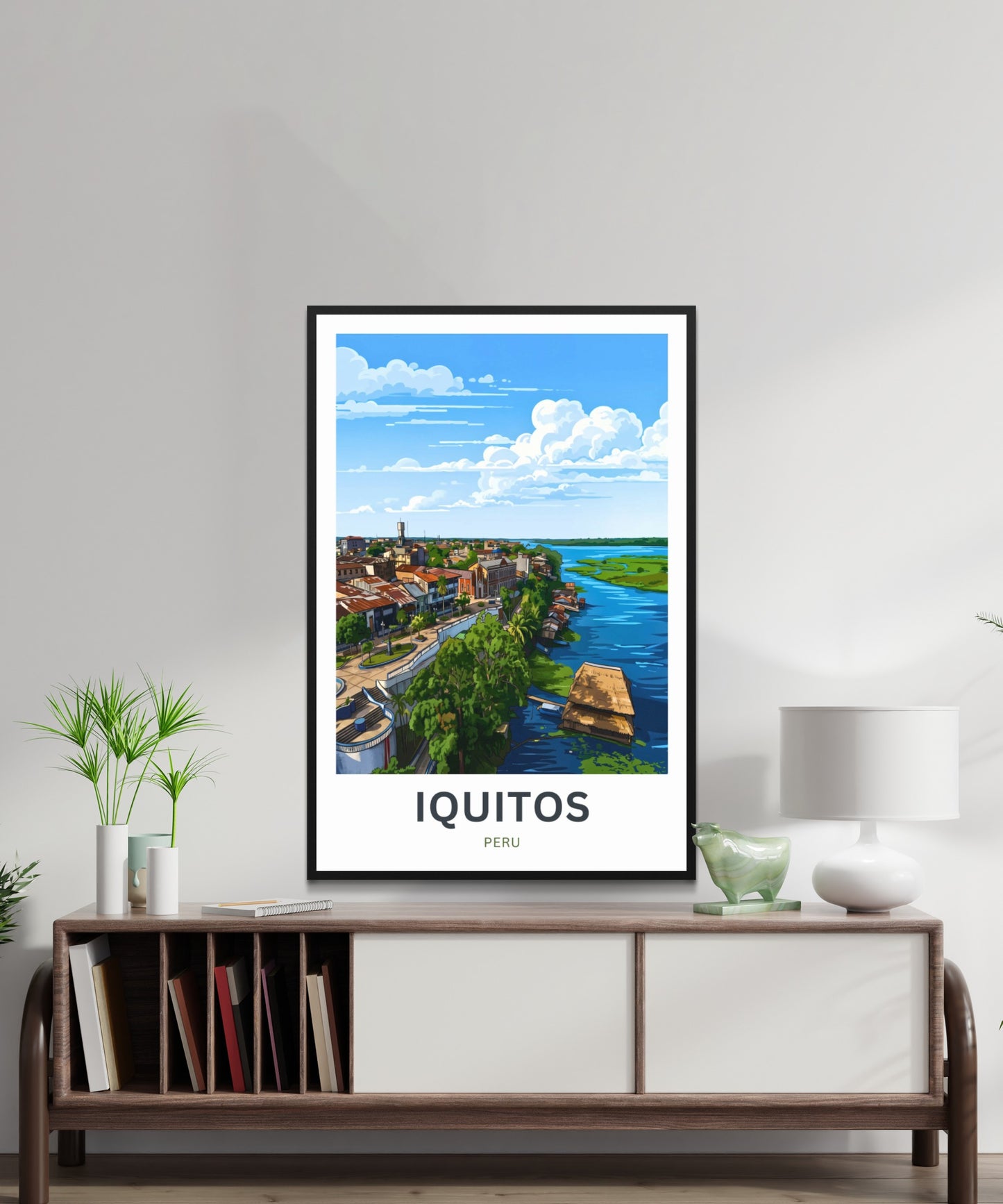 Iquitos Travel Poster - Colonial Architecture