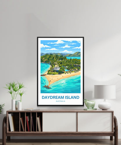 Daydream Island Travel Poster - Turquoise Waters