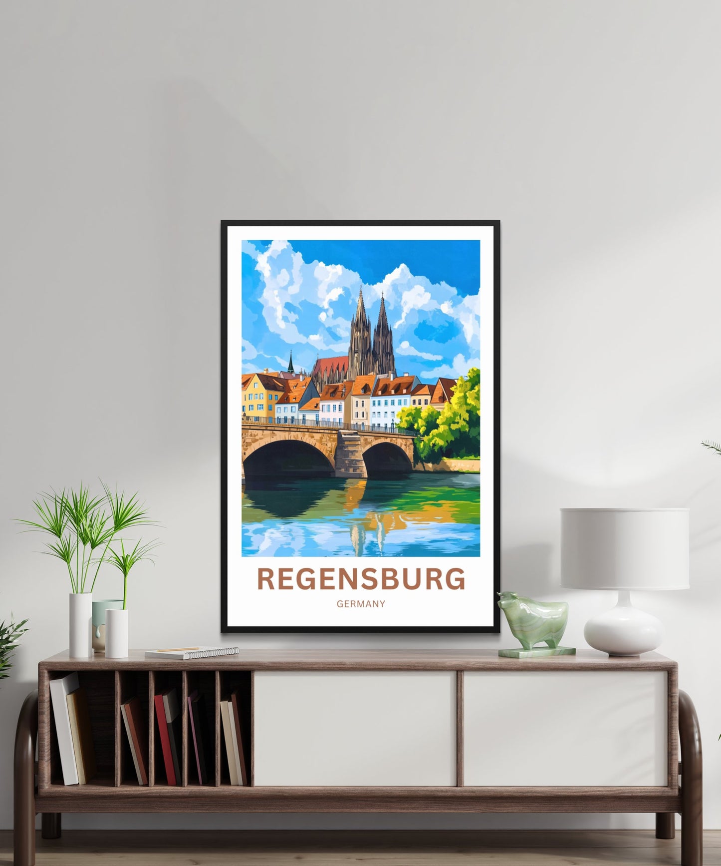 Regensburg Travel Poster -  Germany