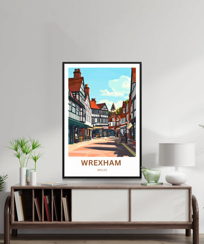 Wrexham Travel Poster