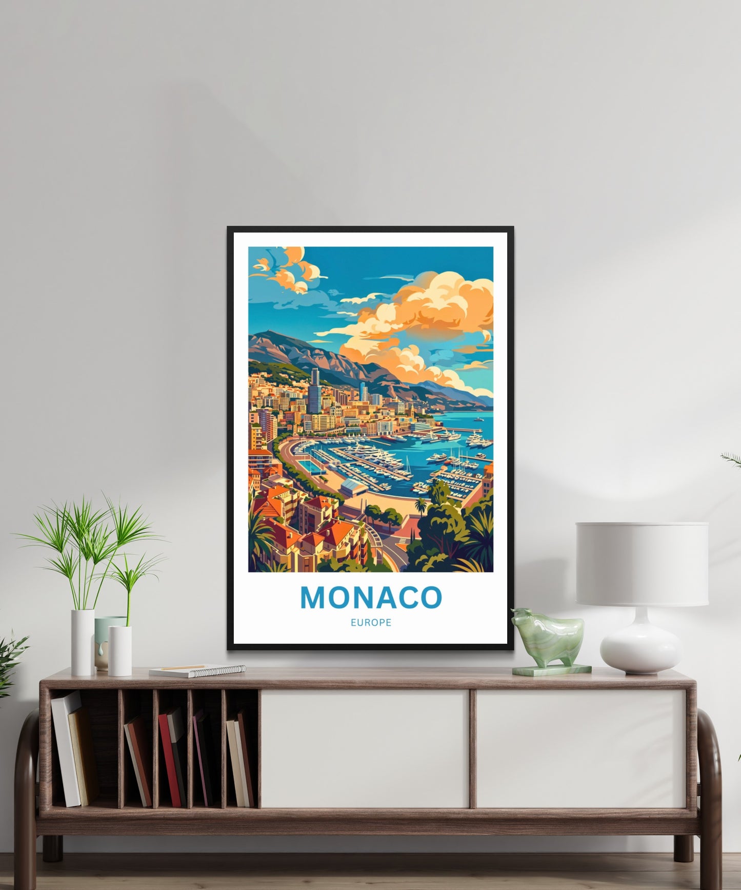 Monaco  Travel Poster - Luxury by the Sea
