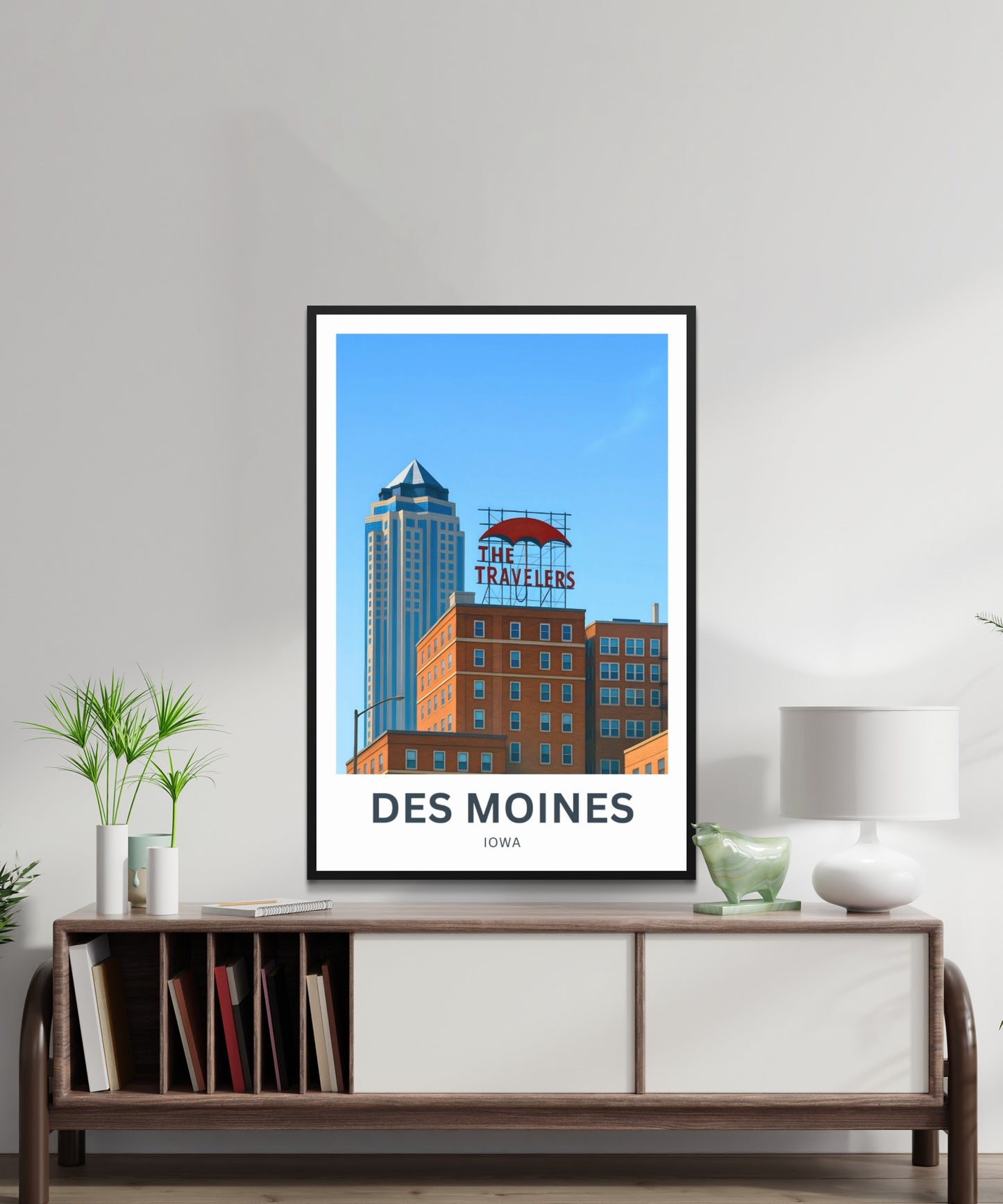Des Moines Travel Poster
