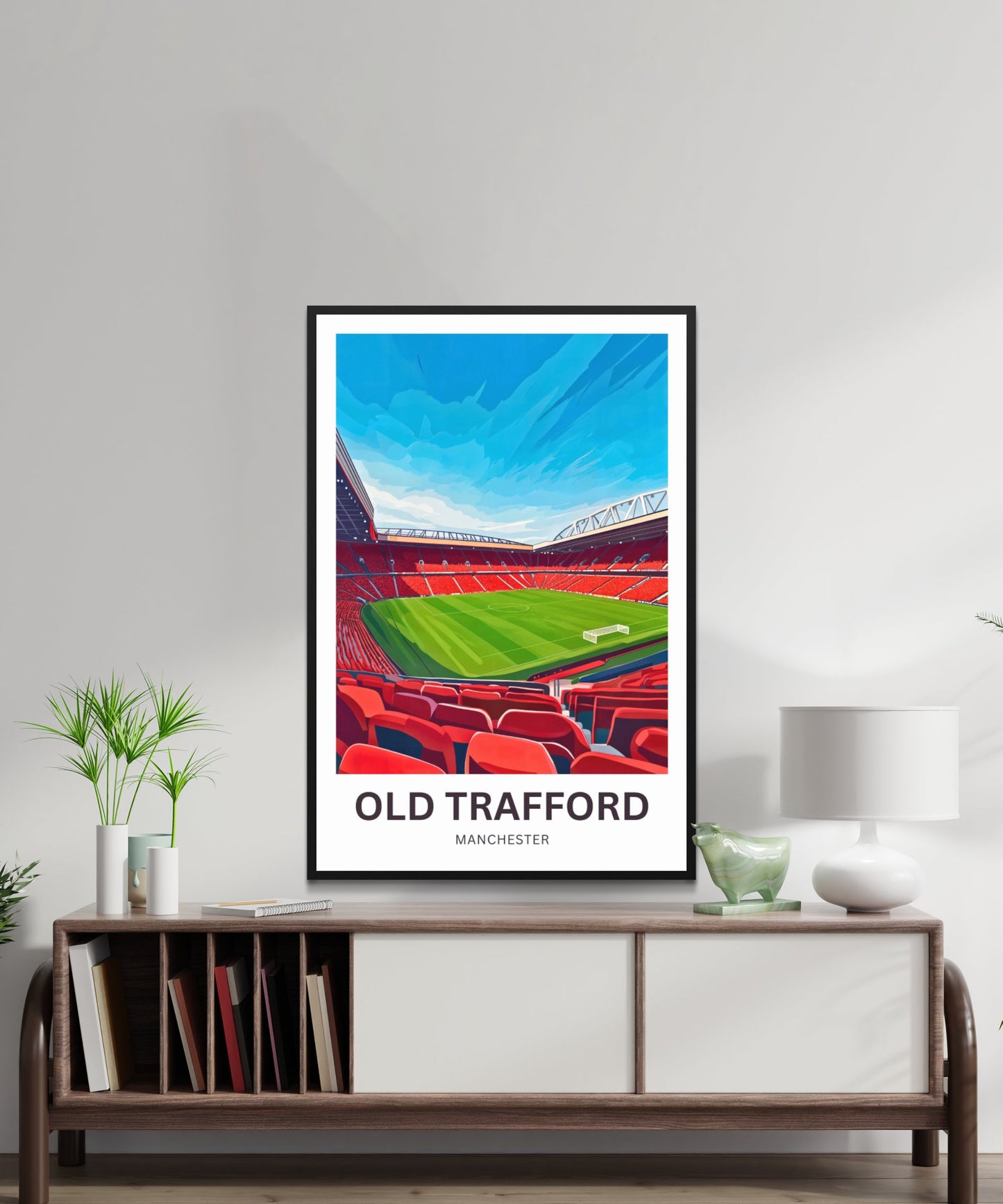 Old Trafford Travel Poster- England