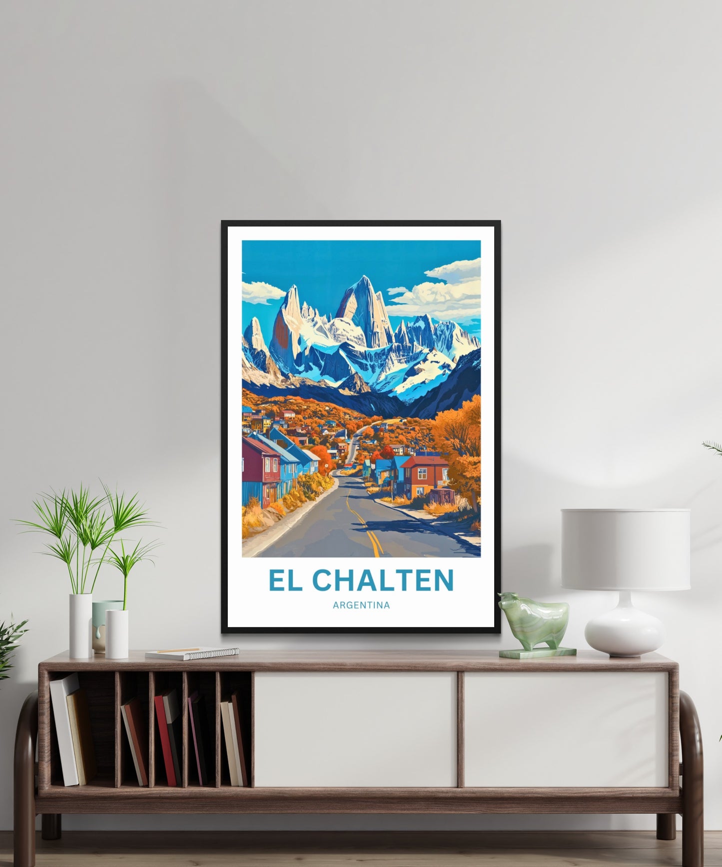 El Chalten Travel Poster - Gateway to Fitz Roy