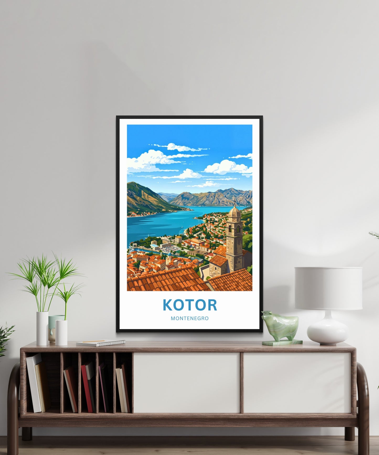 Kotor Travel Poster -   Coastal Dreams