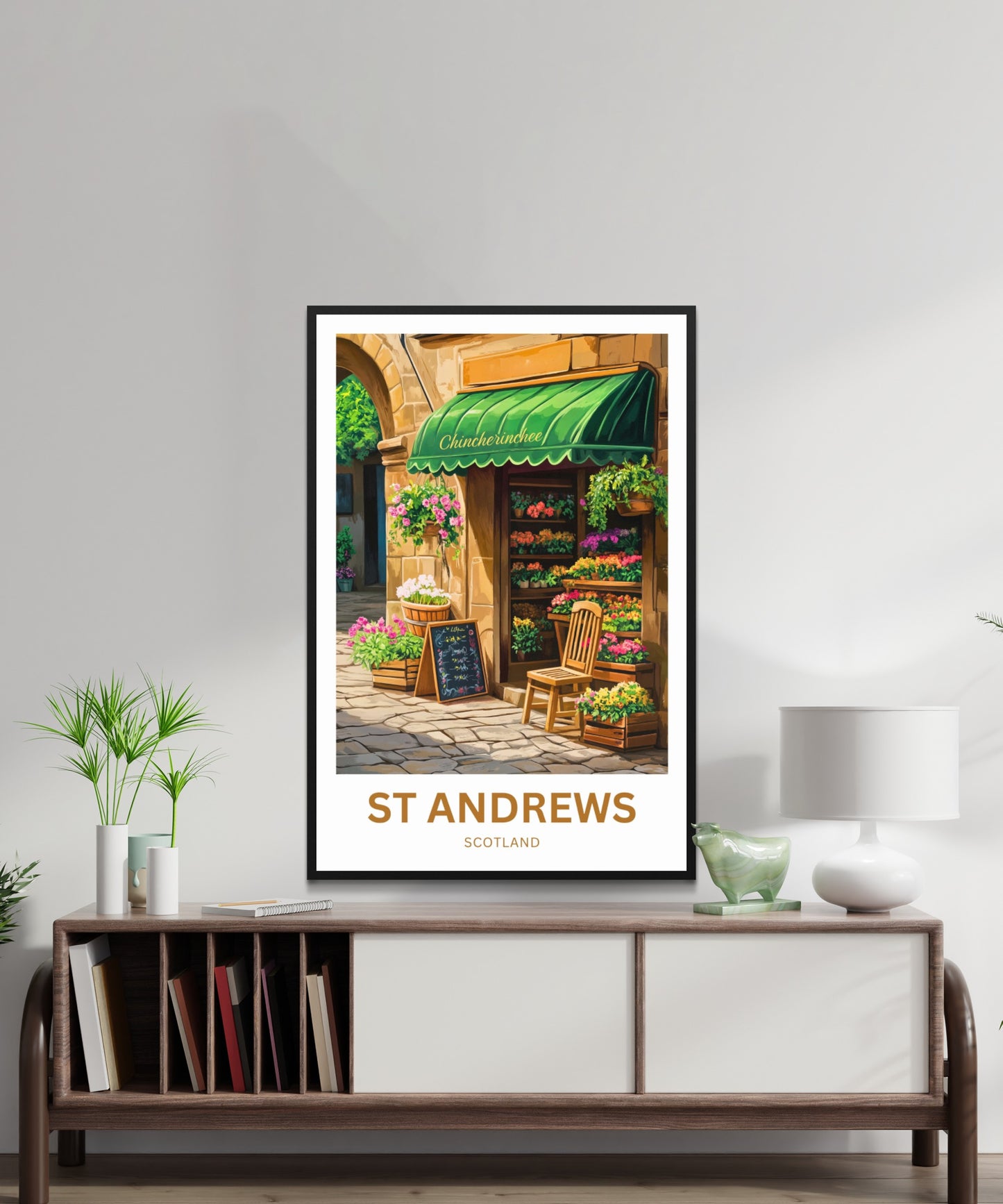 St. Andrews Travel Poster - Street Shop Scotland