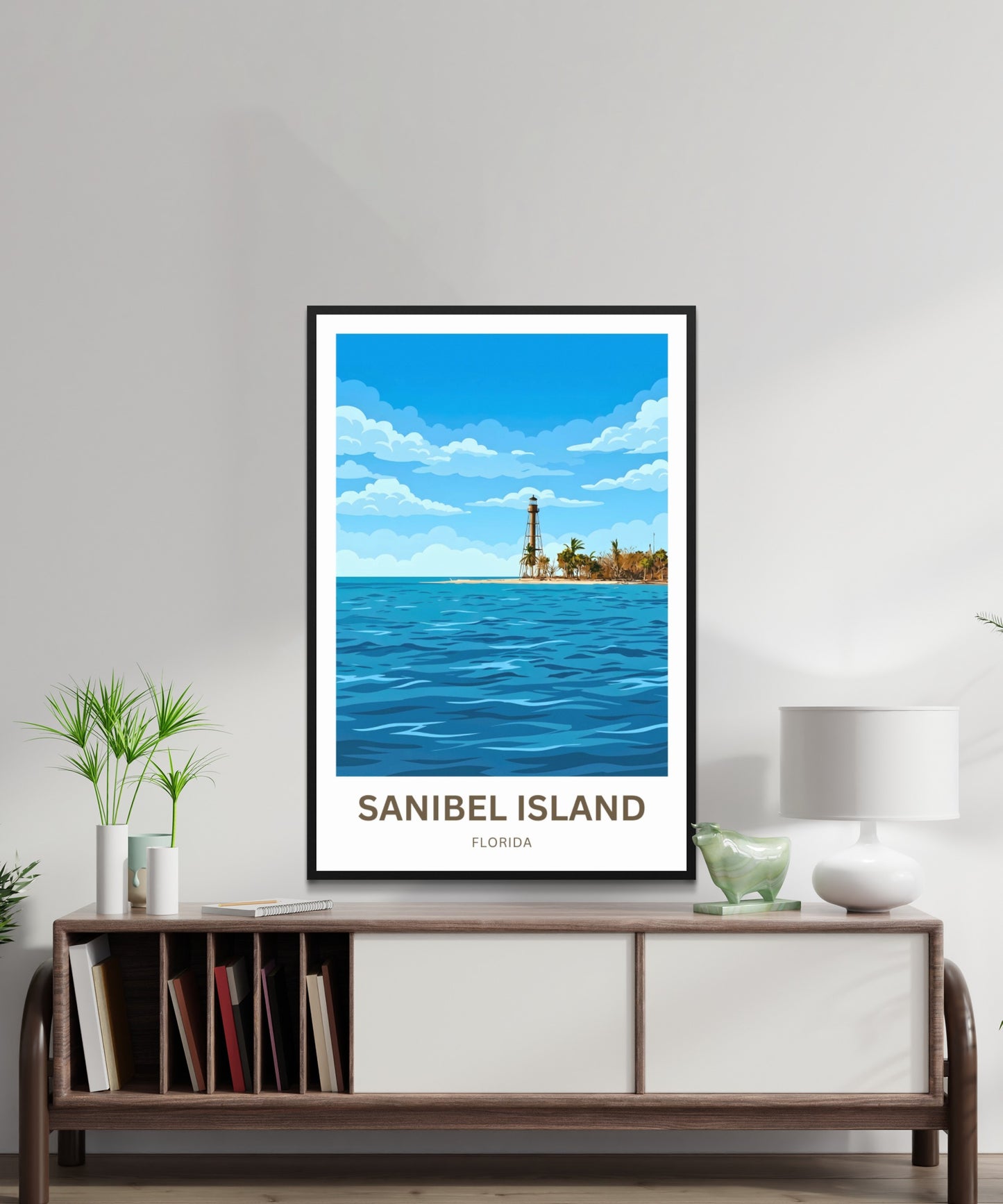 Sanibel Island, Florida Travel Poster