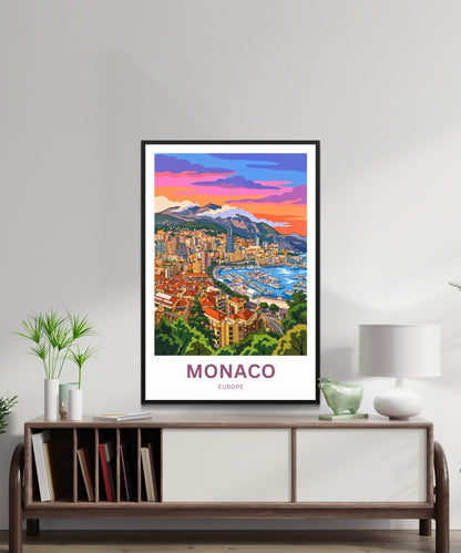 Monaco  Travel Poster - Europe