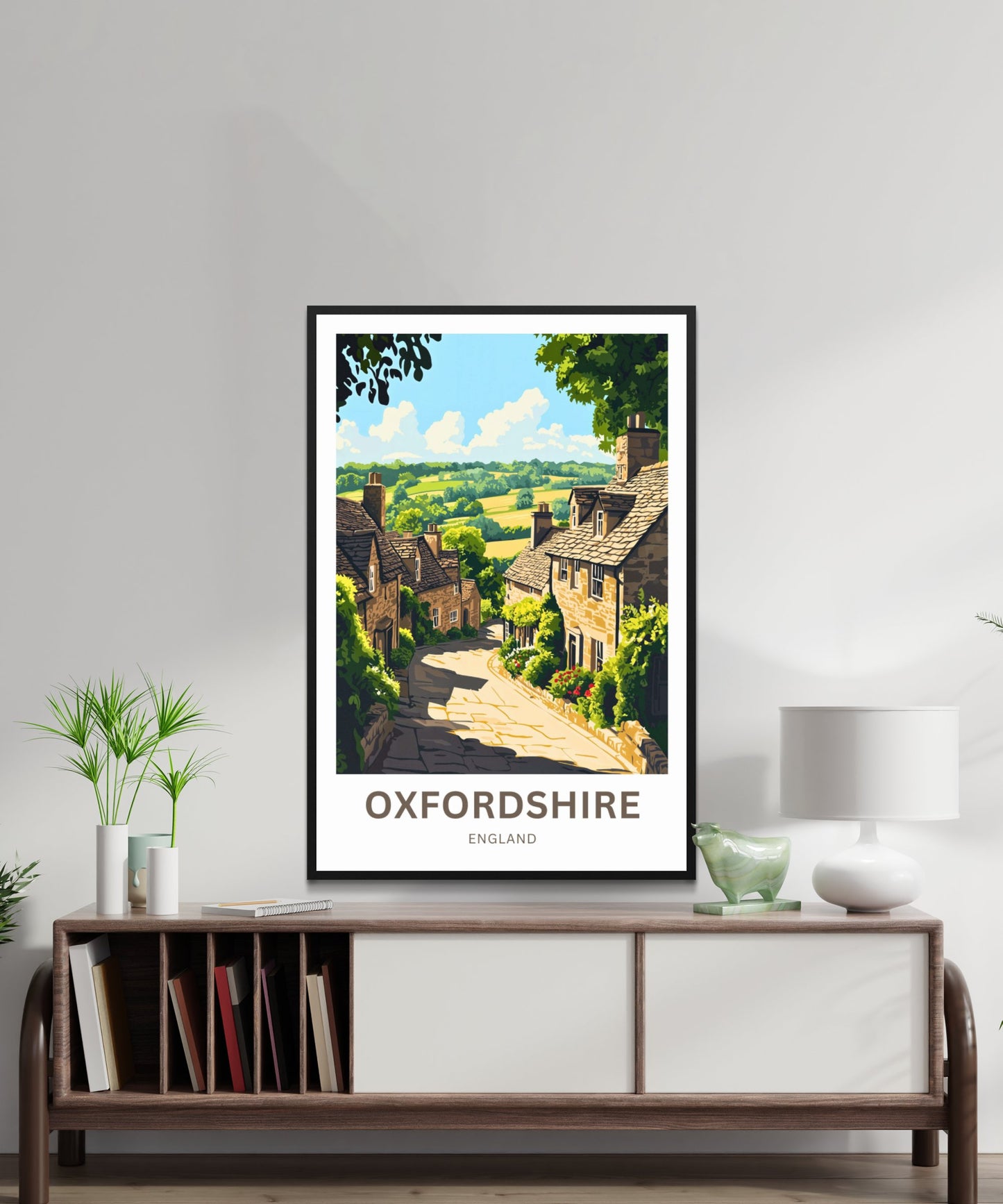 Oxfordshire Travel Poster