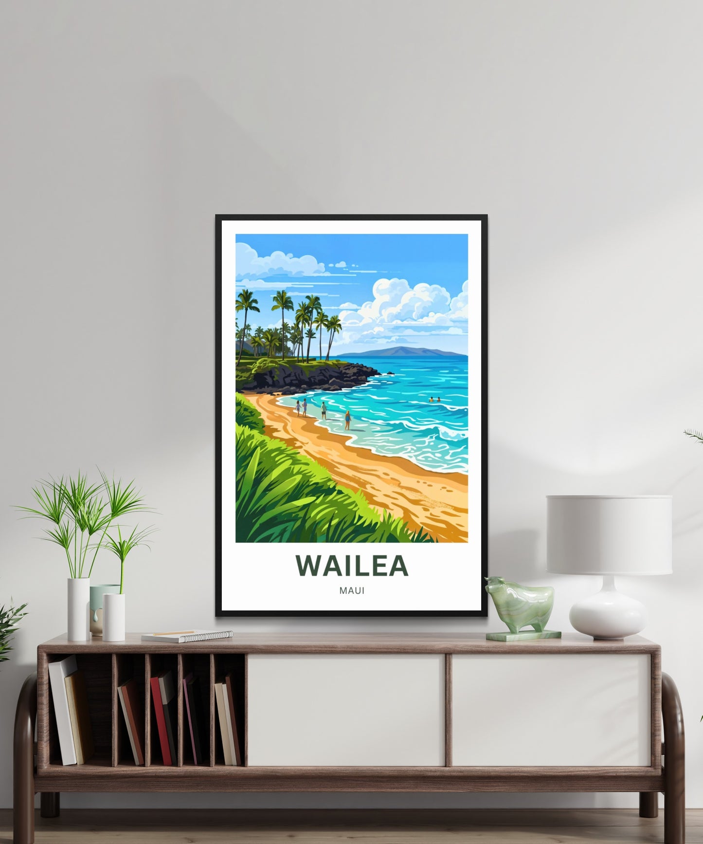 Wailea Travel Poster -  Hawaiian Escape