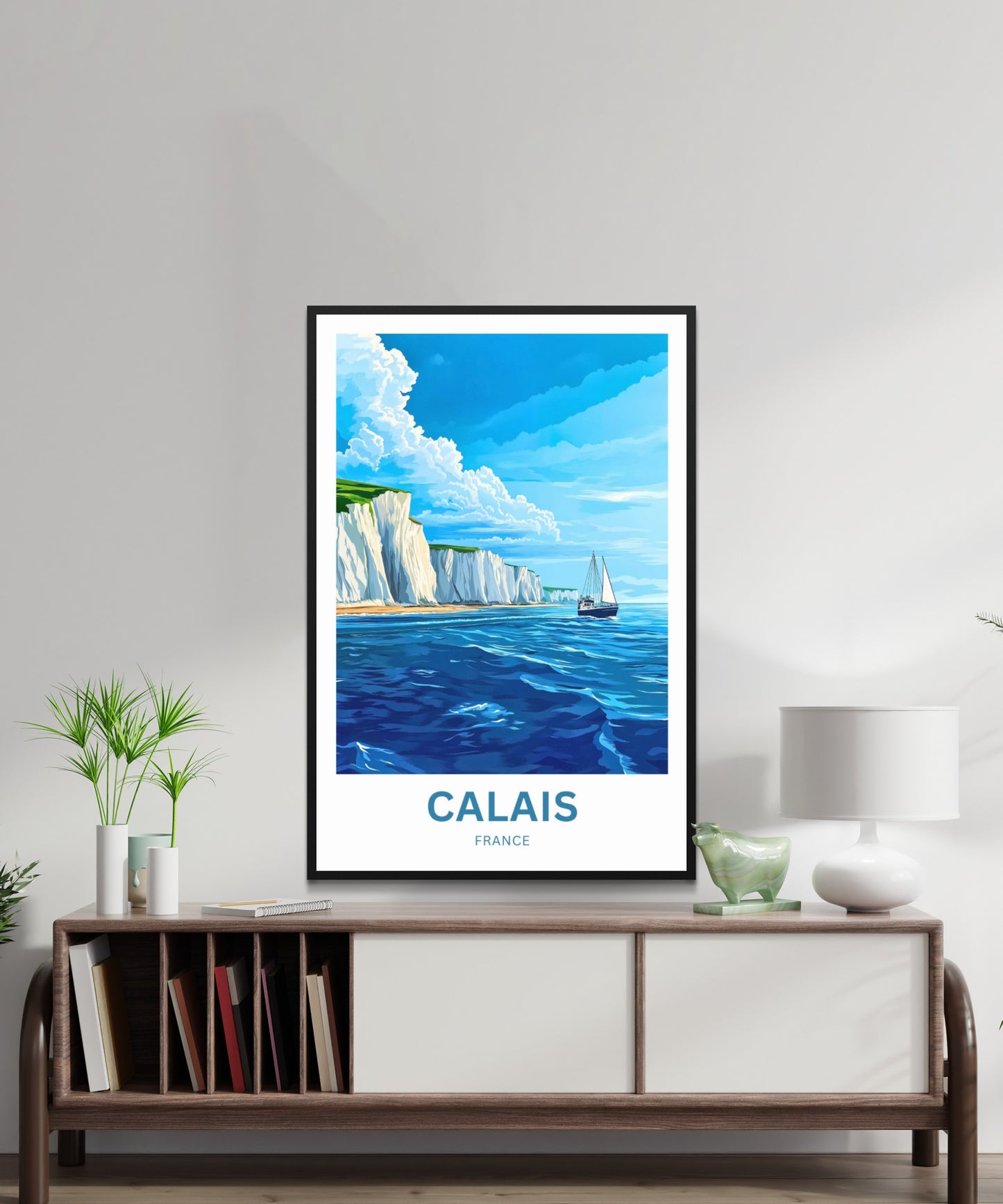 Calais Travel Poster - France