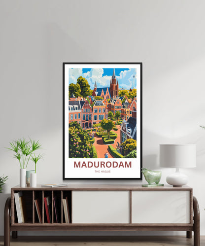 Madurodam Travel Poster- Tiny Treasures of the Netherlands