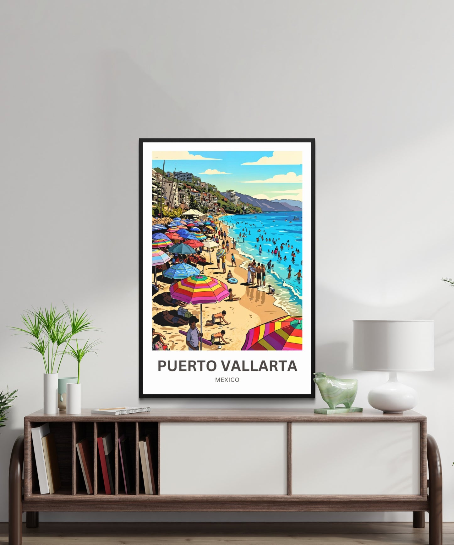 Puerto Vallarta  Travel Poster - Coastal Charm