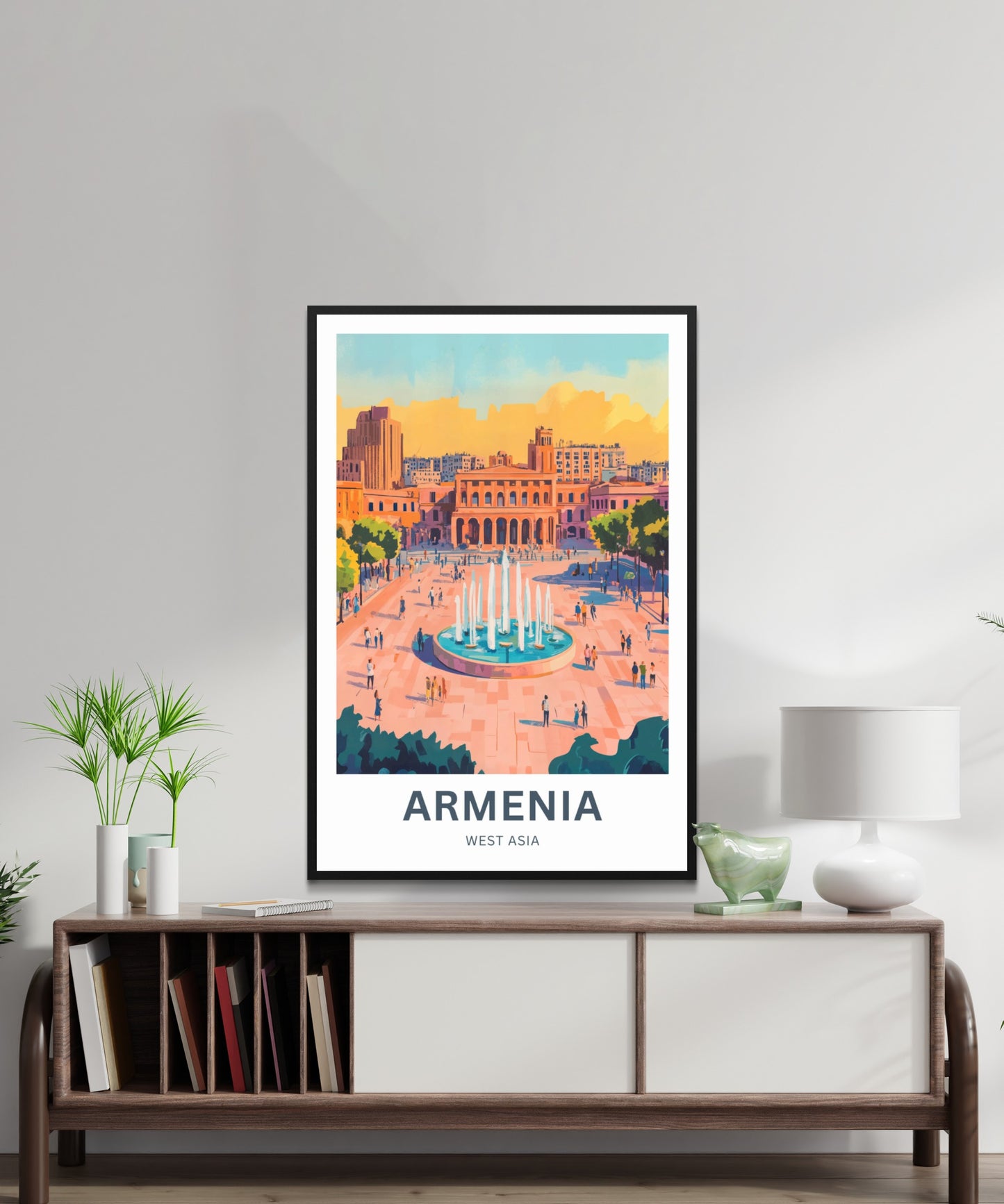 Armenia Travel Poster - Captivating Colors of the Country