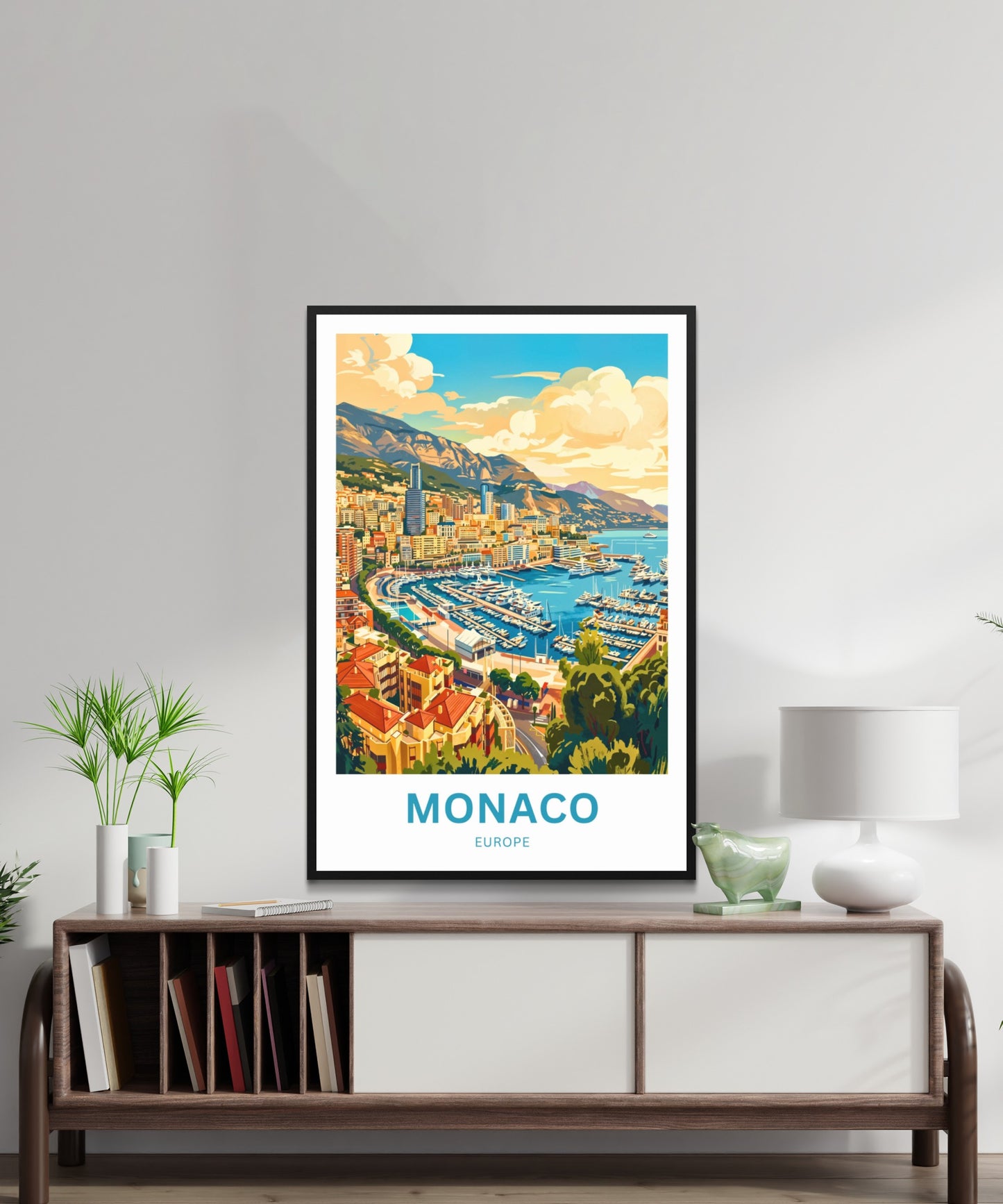 Monaco  Travel Poster - Seaside Splendor
