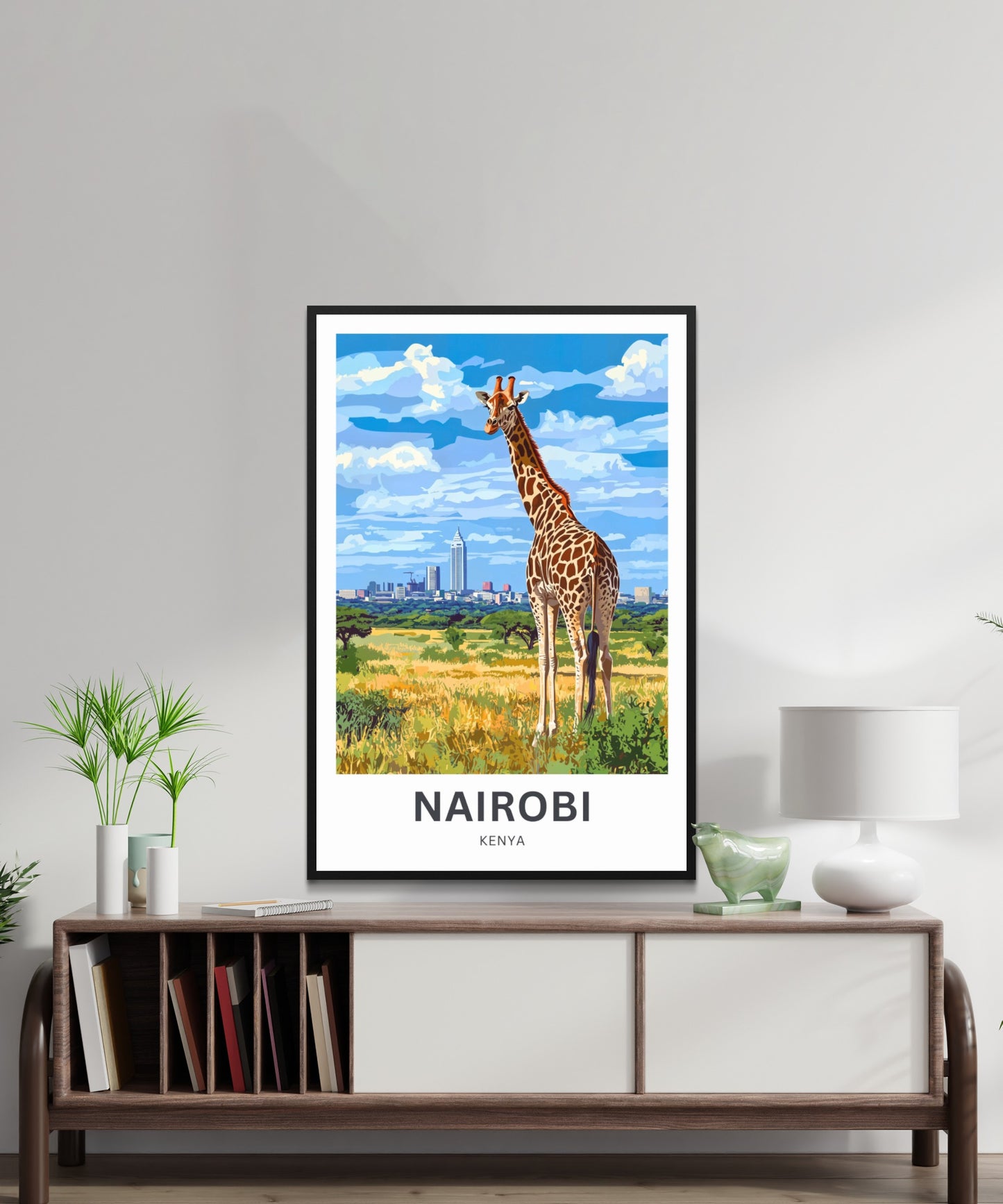 Nairobi Travel Poster - Kenya Urban Gem