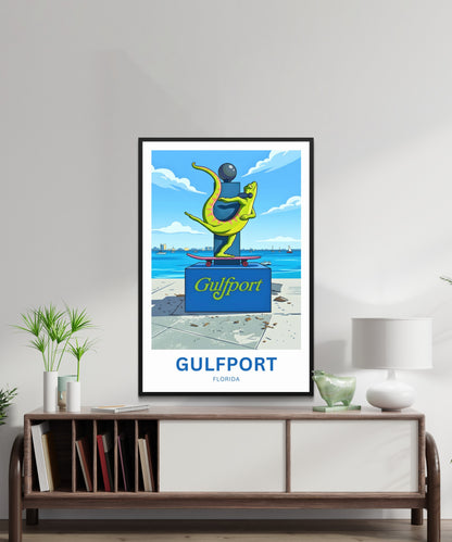 Gulfport, Florida Travel Poster