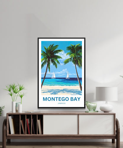 Montego Bay Travel Poster - Jamaica Paradise