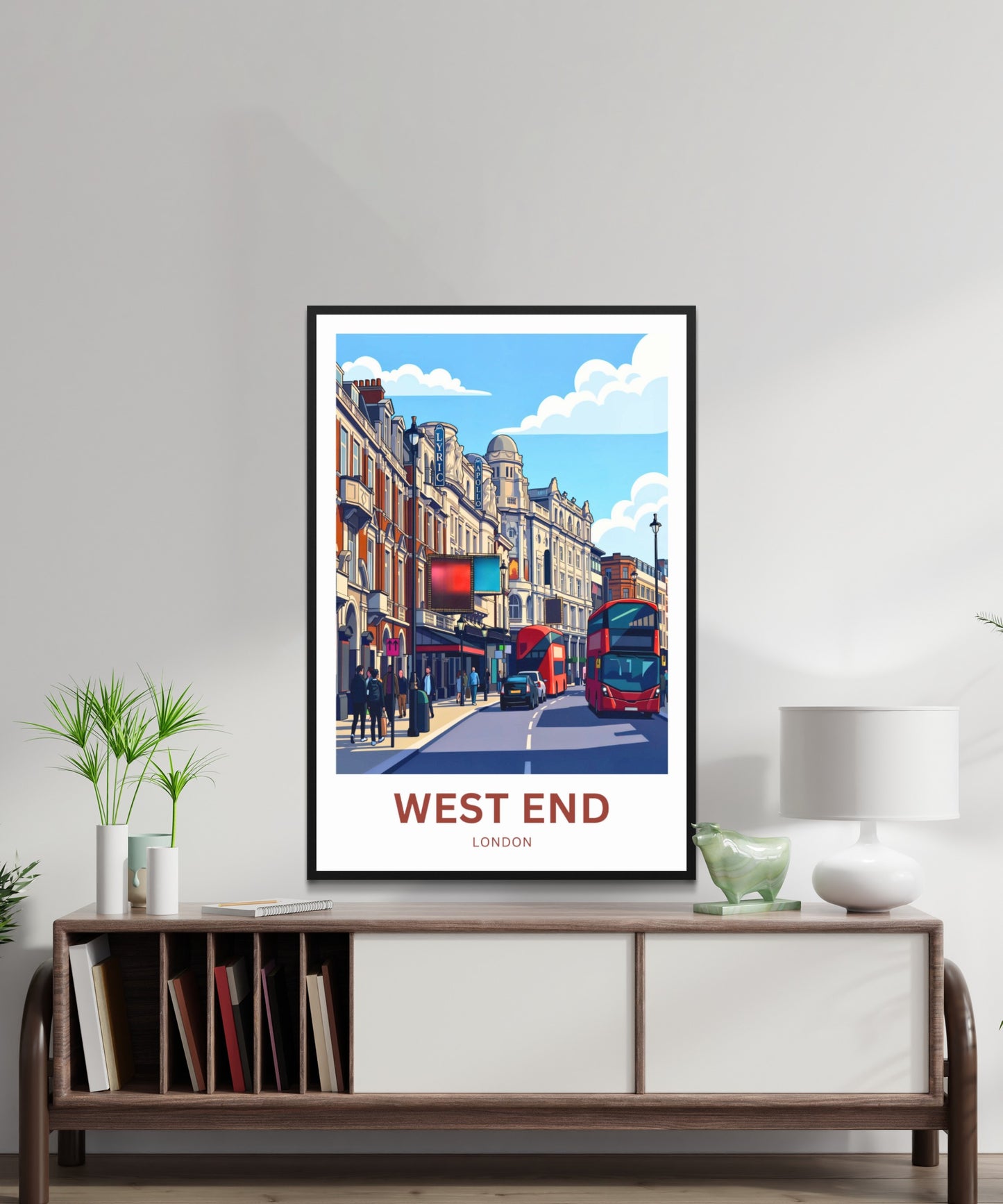 West End Travel Poster - Theatre Street