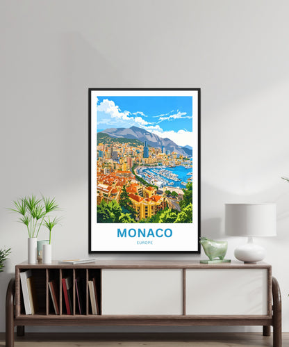 Monaco  Travel Poster - Monte Carlo