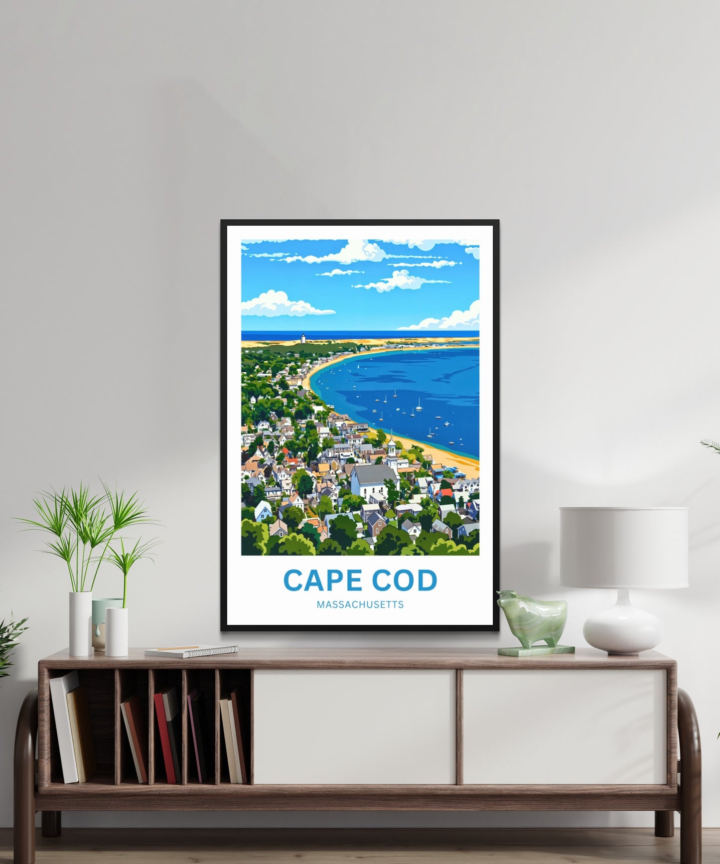 Cape Cod Travel Poster - Harbors & Horizons
