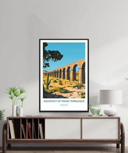 Aqueduct of Padre Tembleque Travel Poster