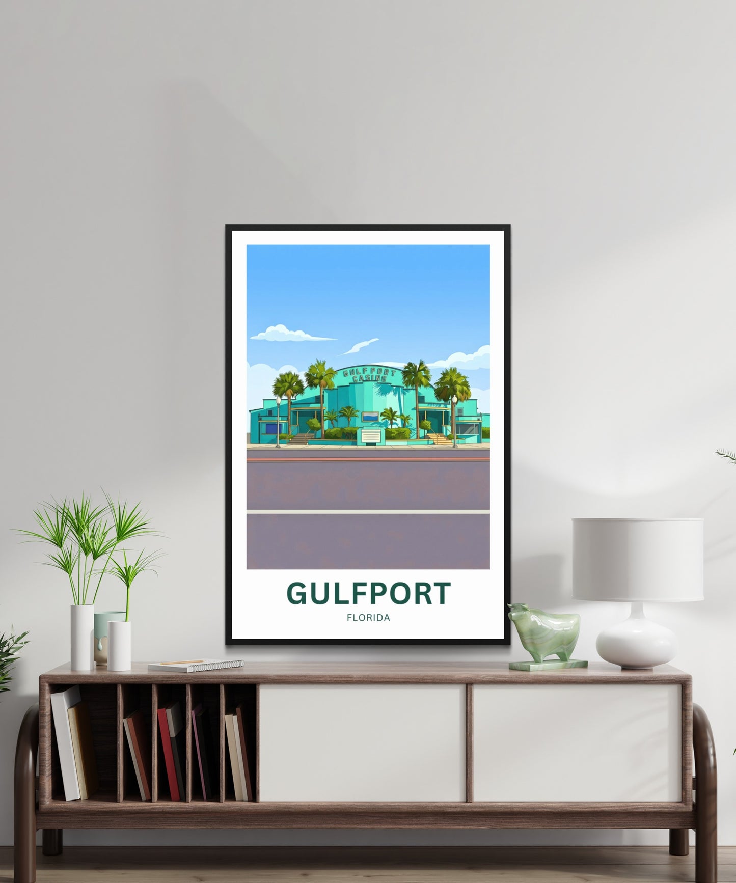 Gulfport, Florida Travel Poster - Casino