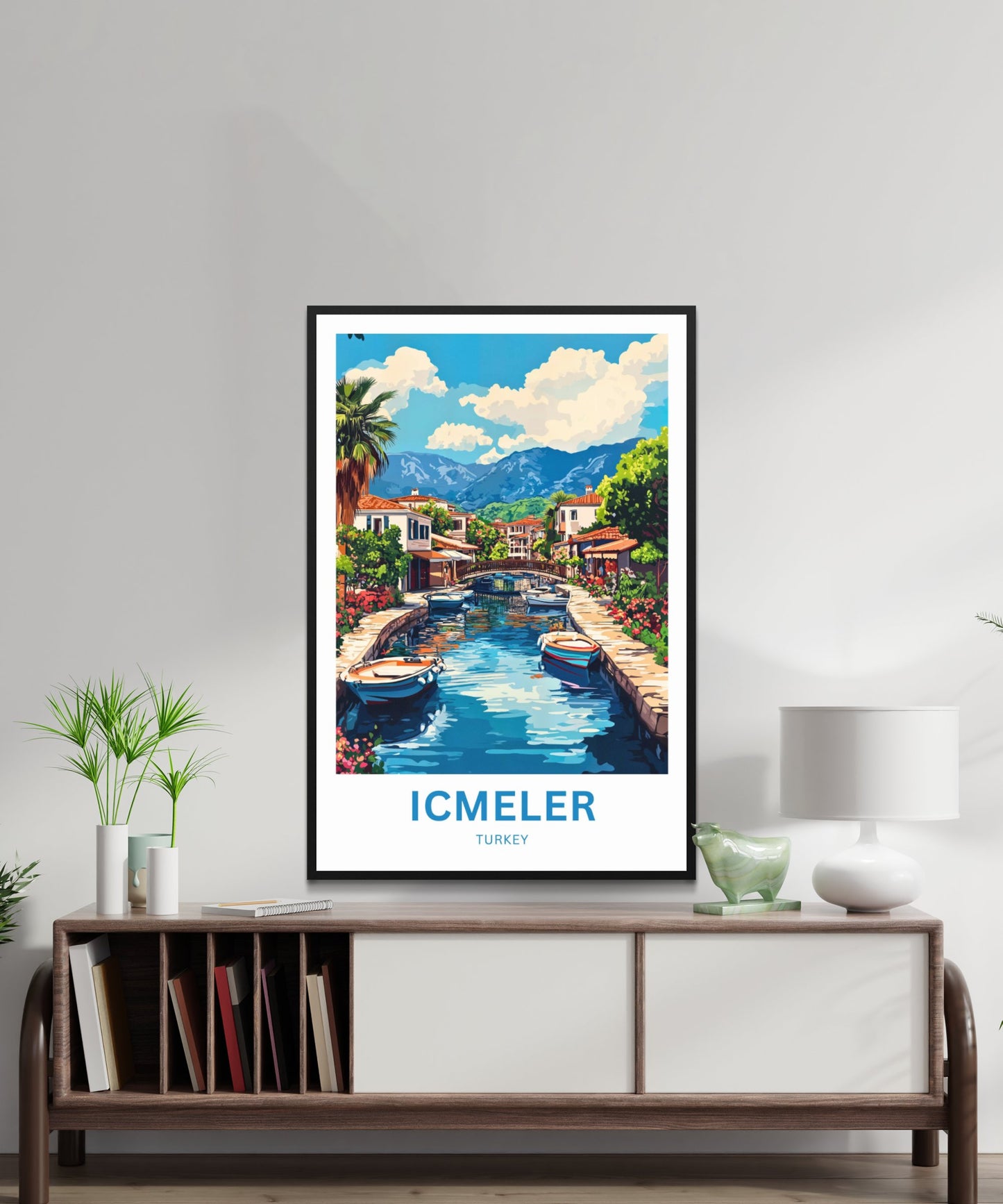Içmeler Travel Poster- Marmaris Turkey