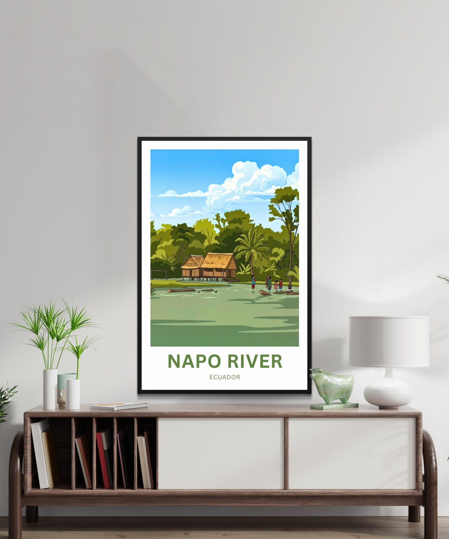Napo River Travel Poster - Amazon Tributary