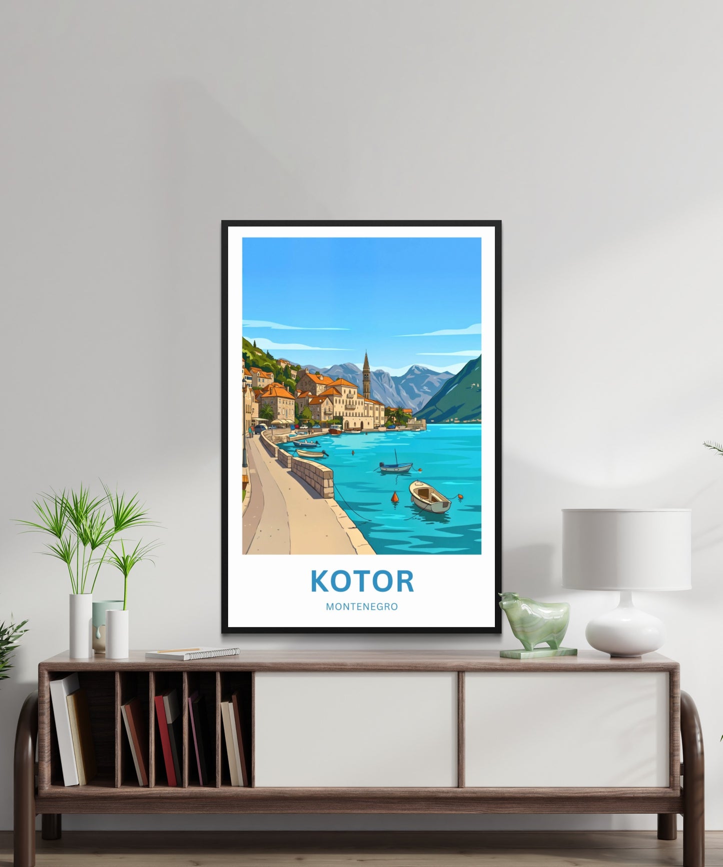 Kotor Travel Poster -   Bayfront Beauty