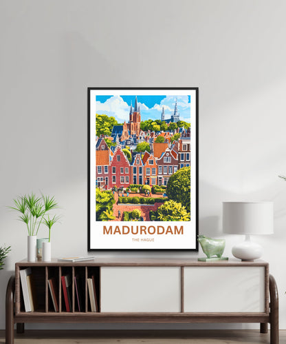 Madurodam Travel Poster- Netherlands—Miniature Style