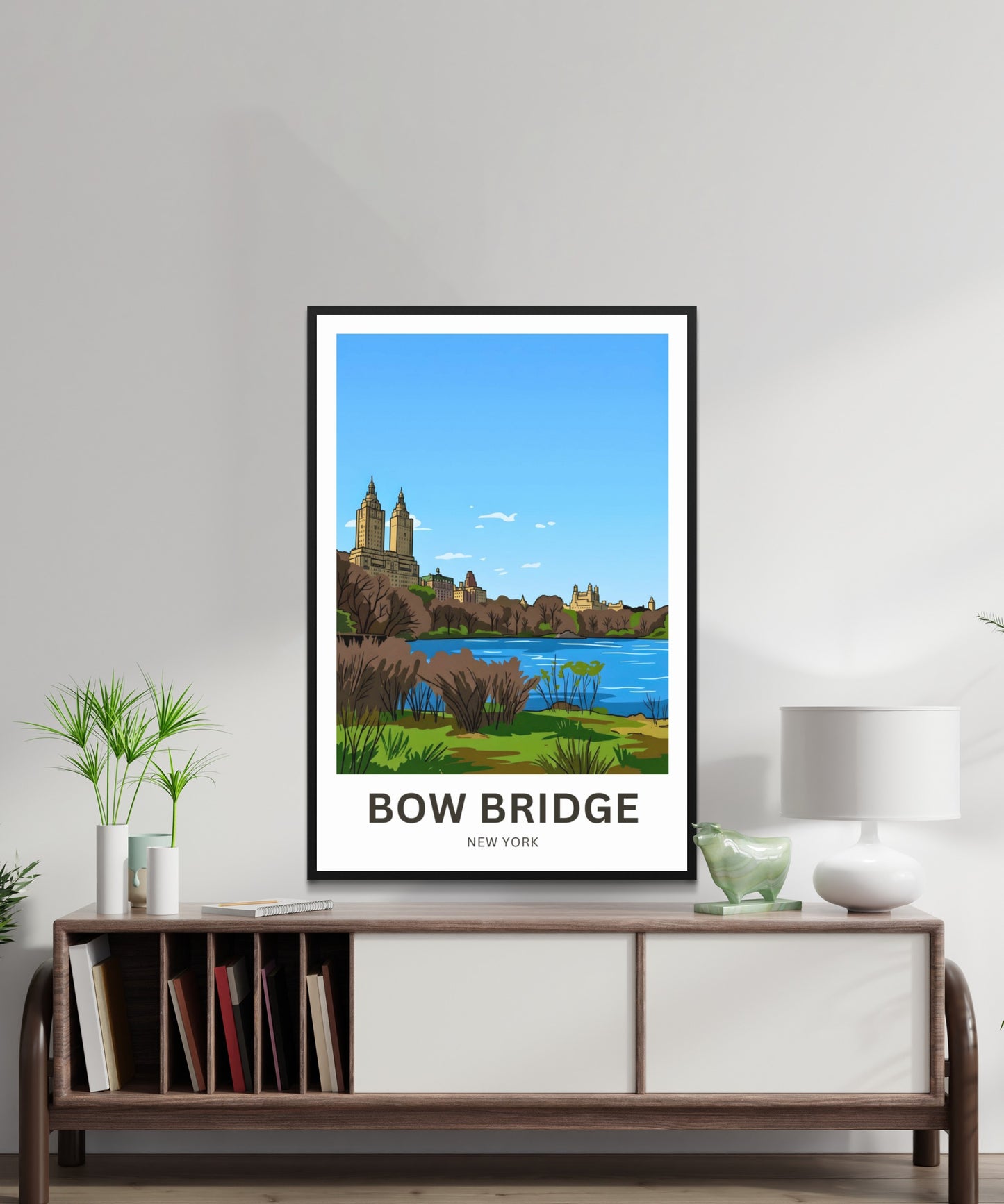 Bow Bridge  Travel Poster - Park View