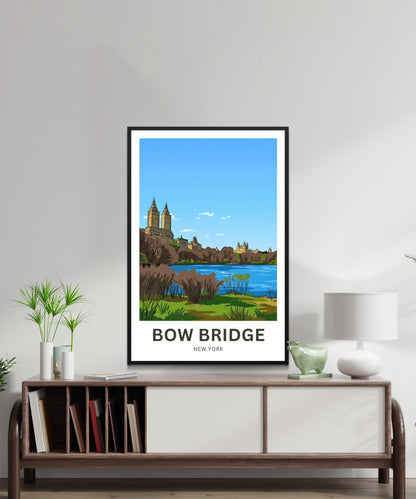 Bow Bridge  Travel Poster - Park View
