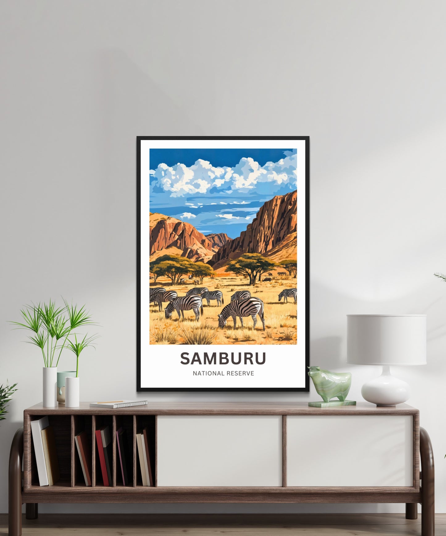 Samburu National Reserve Travel Poster - Wildlife Haven