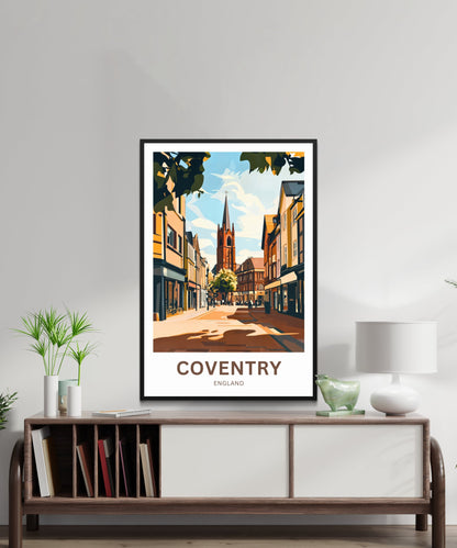 Coventry Travel Poster- Mesmerizing Street View