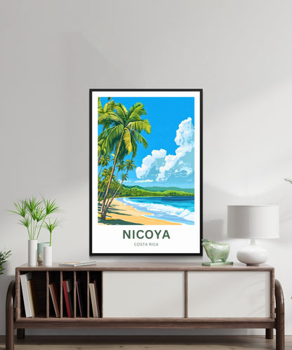 Nicoya Peninsula Travel Poster  - Captivating Green Natures