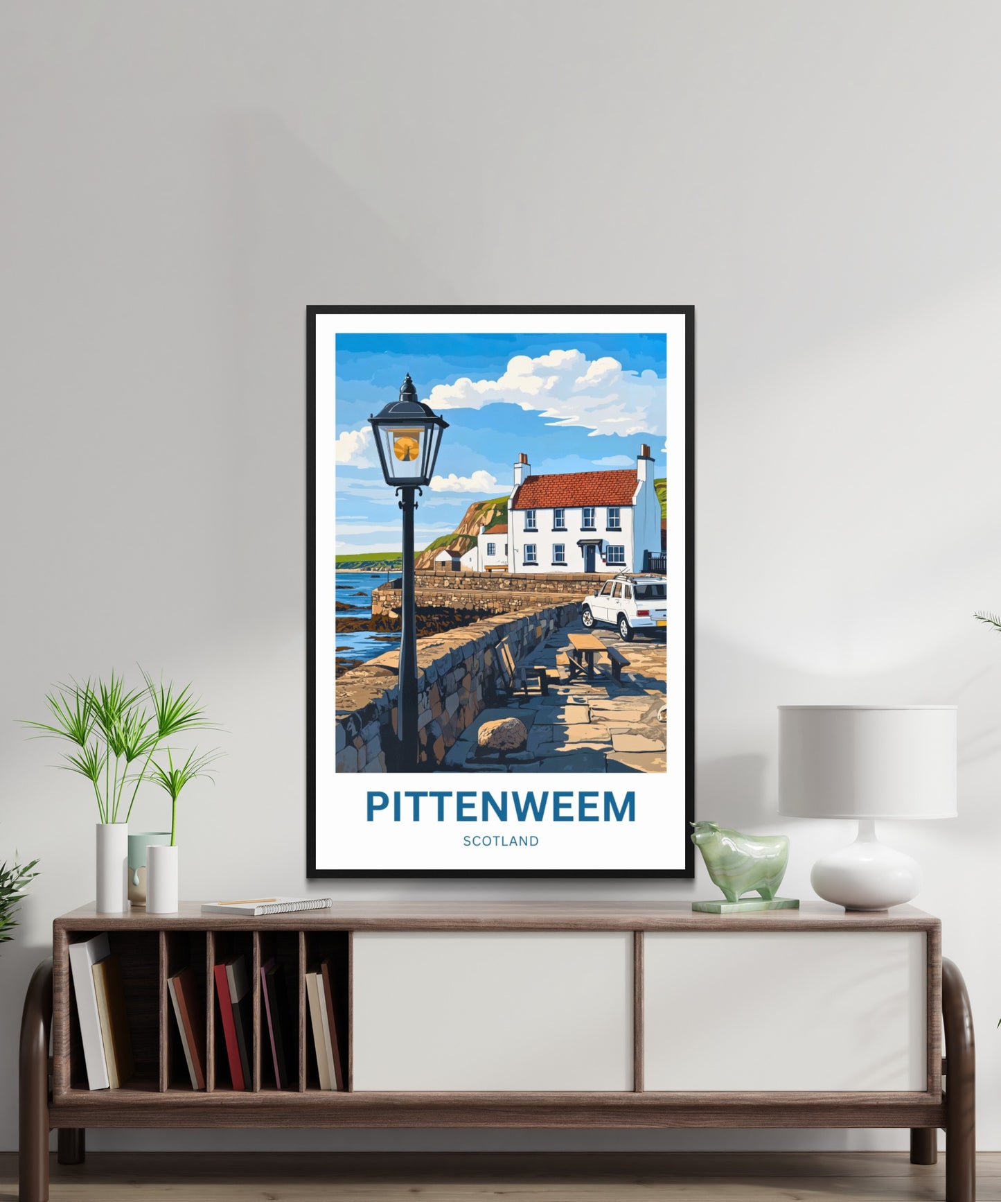 Pittenweem Travel Poster - Mesmerizing Serene Harbor Village