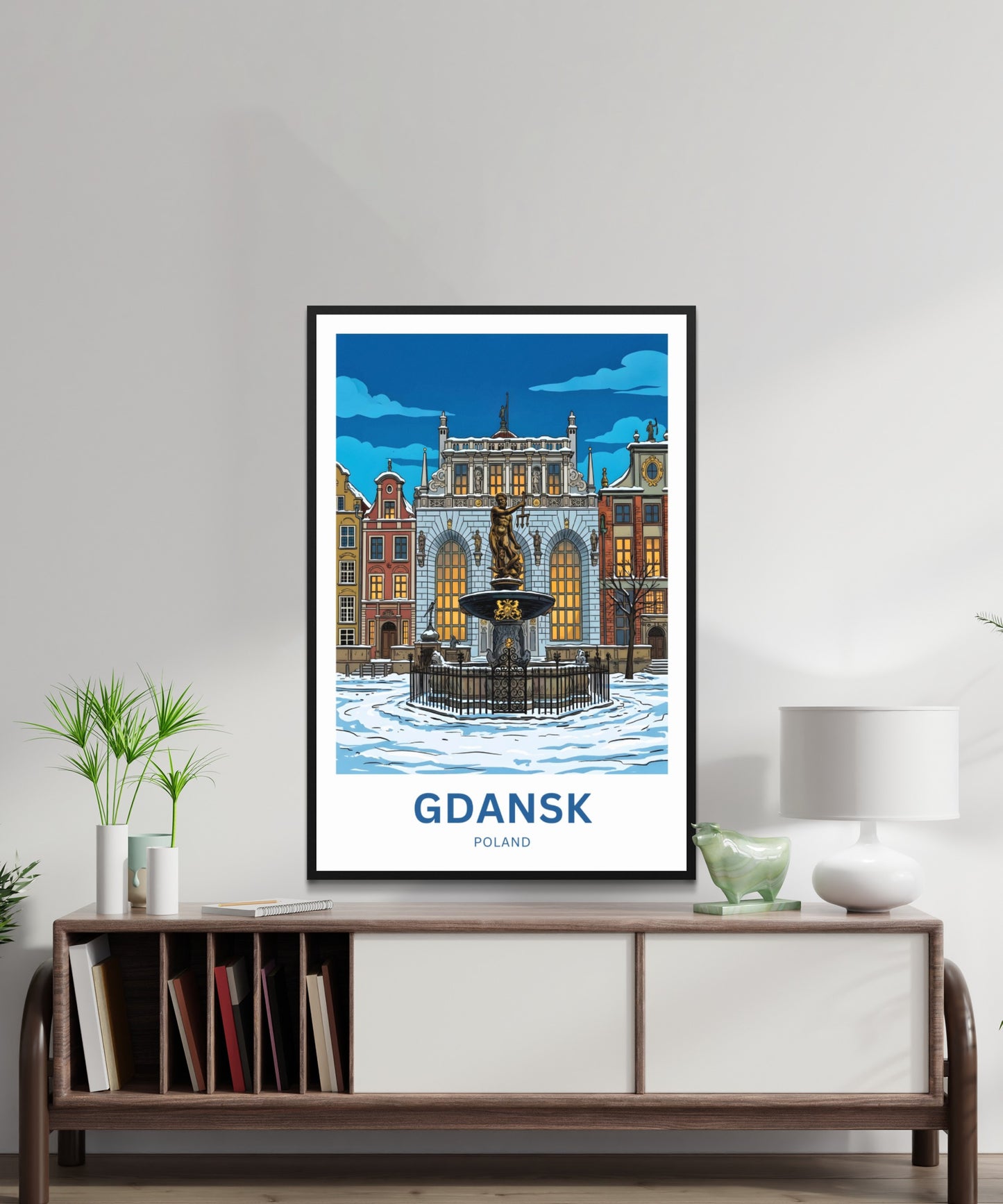 Gdańsk  Travel Poster - Baltic Beauty