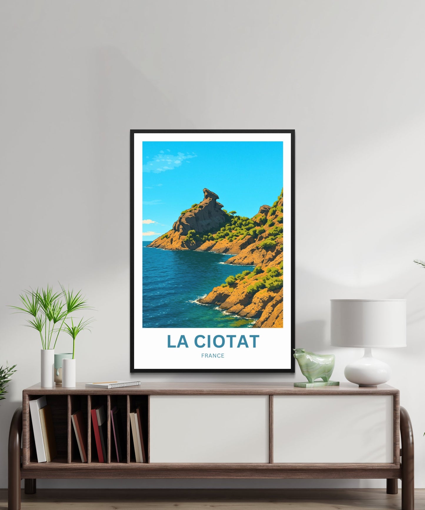 La Ciotat Travel Poster- Le Bec D'Aigle  France